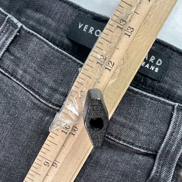 Veronica Beard Jeans Women's 36x27* Benzi Mid Rise Girlfriend Black Denim Tag 32 - Picture 15 of 16